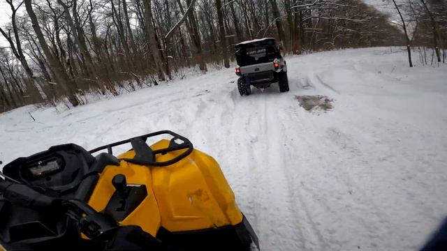 Покатушки на квадроцикле BRP OUTLANDER MAX 450. часть 7 смотреть онлайн