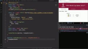 Fifa World Cup Qatar 2022 Matches and Standings Responsive Website With JavaScript HTML and CSS