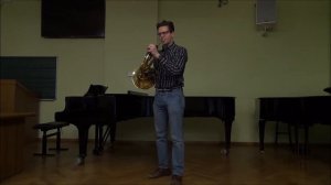 Буяновский "Русская песня" для валторны соло