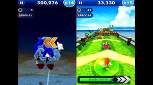 Sonic Dash SONIC VS KNUCKLES Android iPad iOS Gameplay