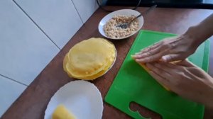Как завернуть блины конвертиком... проще простого