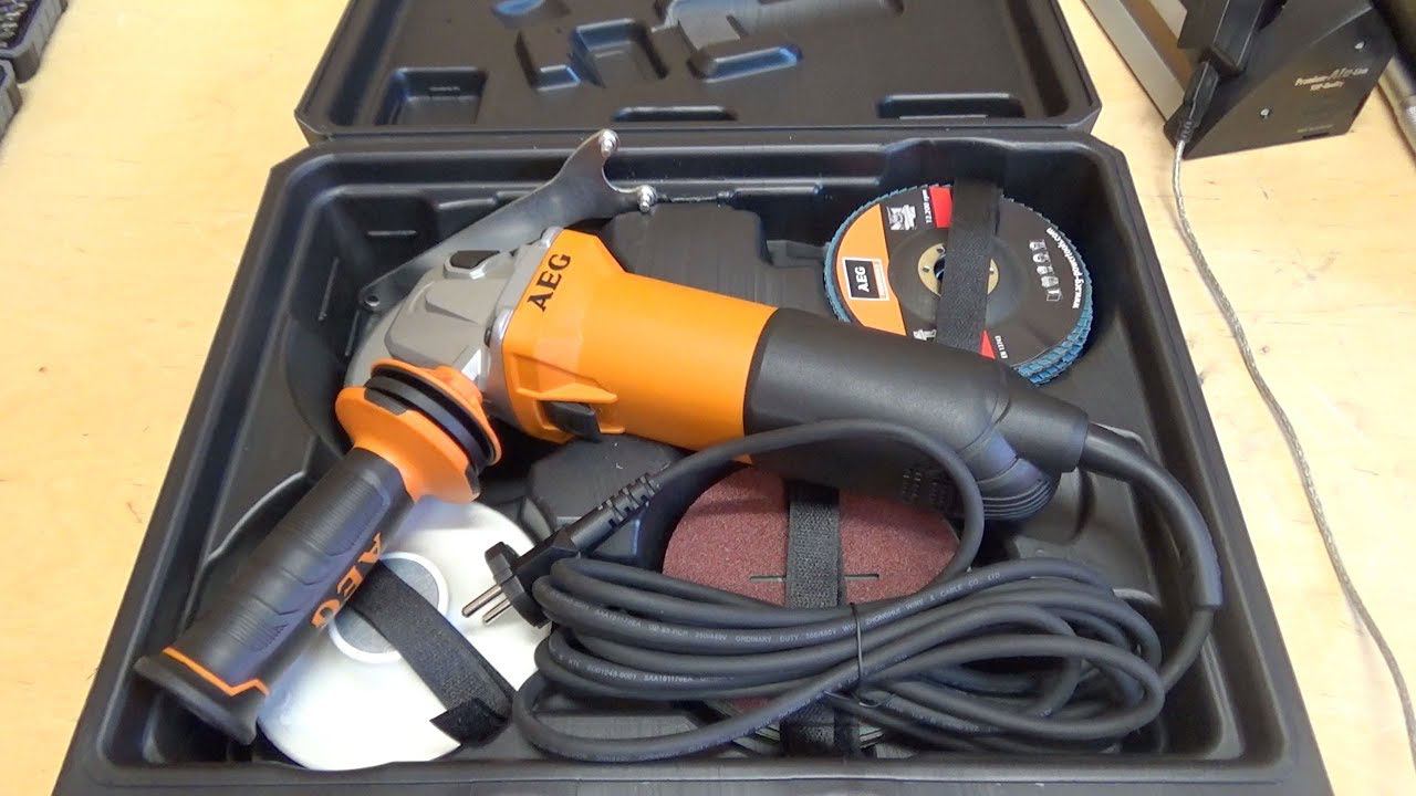 Обзор болгарки AEG WS 13-125 SXEK (Kit). Наконец-то вернули кейс! смотреть онлайн