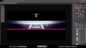 Photoshop Abstract Youtube Banner Template