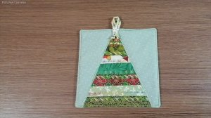 Новогодняя кухонная прихватка.