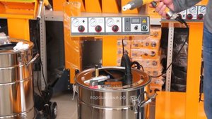 Установка порошкового окрашивания Tesla 111R. Обзор модели. Основные особенности.