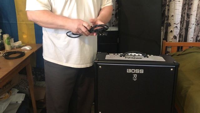 Unboxing my Boss Katana 100 MK II Stockholm Sweden 4.08.2020. смотреть онлайн