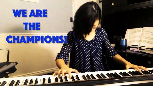 We Are The Champions (Queen) - Rose Chen, piano cover смотреть онлайн