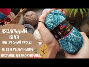 ВЯЗАЛЬНЫЙ ВЛОГ ОДНОГО ПРОЦЕССА | Итоги розыгрыша, СП "Вязание на выживание"