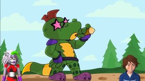 FNAF Animations REACT with Roxanne Wolf and Gregory