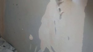 Вот что бывает если шпаклёвка не высохла