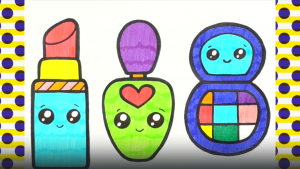 Косметика. Рисуем с детьми