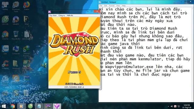 Cách tải trò chơi huyền thoại |Diamond Rush| trên PC смотреть онлайн