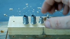 Самодельные приспособления для столярки  Футорка и врезная гайка