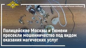 Полицейские Москвы и Тюмени пресекли мошенничество под видом оказания магических услуг
