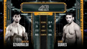 Сайфуллах Джабраилов vs. Серхио Соарес | Saifullah Dzhabrailov vs. Sergio Soares | ACB 78 - YE 24