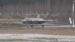 4K | F-35 Lightning Full Afterburner Takeoff from Tampere-Pirkkala | HX Challenge