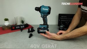 ?DAS MUST HAVE! Makita 40V Akku Gebläse AS001 im Test!? - AS001GZ XGT - Review & Test