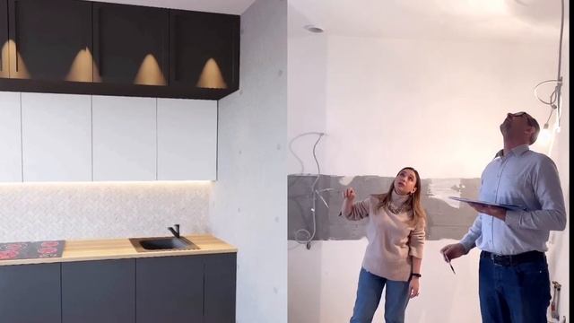 Процесс ремонта квартиры 60 кв.м. по дизайн-проекту Black&Rose смотреть онлайн