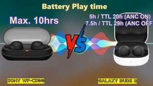 Sony WF-C500    vs    Samsung Galaxy Buds 2