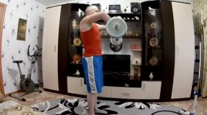 Как проработать  плечи штангой