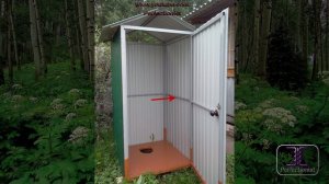 Самодельный МЕТАЛЛИЧЕСКИЙ ТУАЛЕТ ДЛЯ ДОМА И ДАЧИ.
