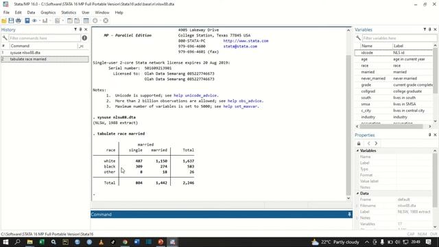How to Perform Pearson's Chi-Square Test In Stata смотреть онлайн