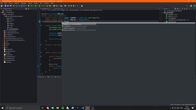 Creative Tabs - Minecraft Forge 1.16.4 Modding Tutorial смотреть онлайн
