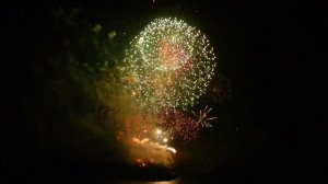 Santorini Fireworks finale show 2013