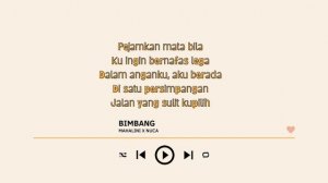 MAHALINI X NUCA - BIMBANG (LIRIK LAGU)