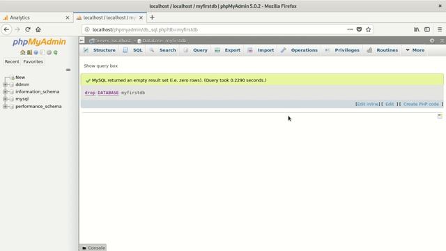 Database already exists even after deleting the database files смотреть онлайн