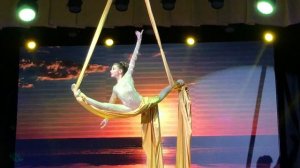 Вероника Полубота воздушная гимнастка на полотнах