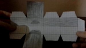 Как сделать Minecraft Печку из тетрадной бумаги в клетку.