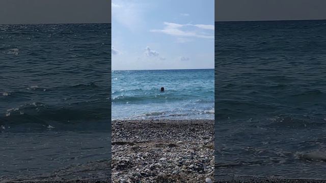 Гагра. Купание в море.Абхазия смотреть онлайн