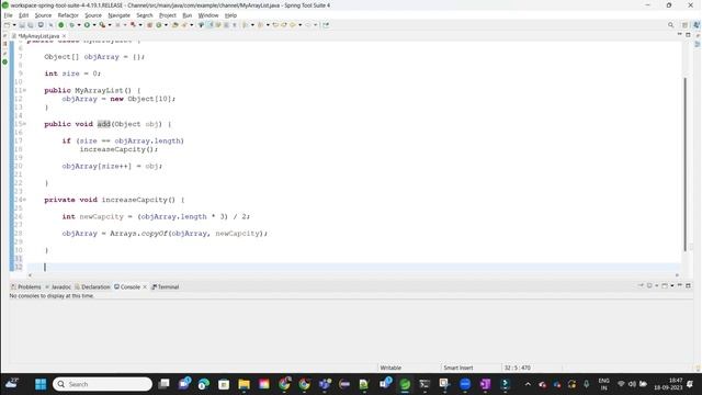 How to create own/ Custom Array List Class in Java Collection #collection #javacollection #javaarra