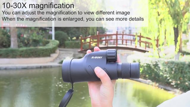 SVBONY SV45 10-30x50 Monocular-----Compact Portable Waterproof for Adults Bird Watching Hunting смотреть онлайн