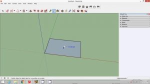 google sketchup tutorial 6 - measure, 2d text and 3d text