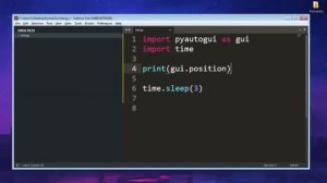 Туториал по использованию библиотеки PyAutoGui | Python | 1#