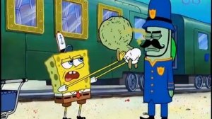Губка Боб Великое ограбление в поезде 4 4