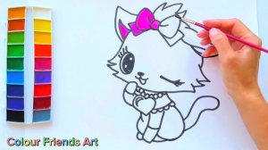 How To Draw A Kitty | Easy Drawing For Kids