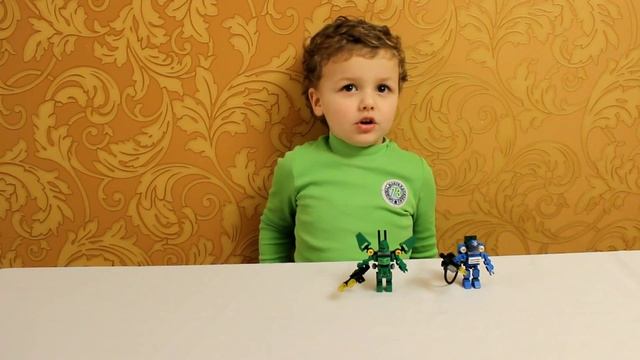 Конструктор Робот распаковка игрушек Robot designer toys смотреть онлайн