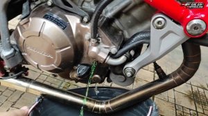 Ganti Air Radiator Shell Coolant Longlife Plus di Honda CB150R Mesin Jadi Adem