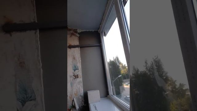 Лоджия с выносом вперед по подоконнику на 300 мм. перила ж/б плита смотреть онлайн