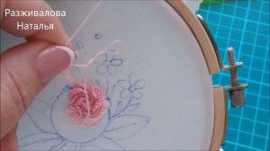 МК. Бразильская вышивка. Розовая нежность. Часть 1. Brazilian embroidery. Pink tenderness. Part 1.