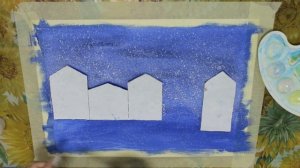 Зима пришла (Нетрадиционная техника рисования)