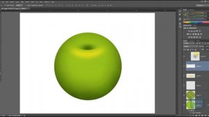 Apple making in photoshop CC