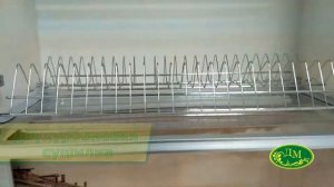 Сушилка для посуды двухъярусная встроенная с поддоном