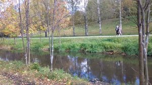 Река Яуза в Москве.