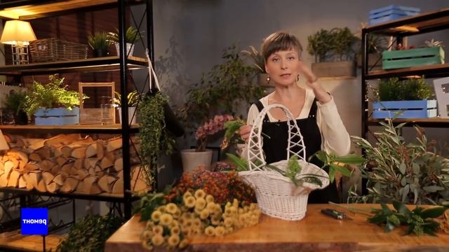 Как собрать корзину с цветами в подарок | #ВамБукет смотреть онлайн
