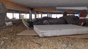 Утепляем пол в срубе с внешней стороны. Один из вариантов.
