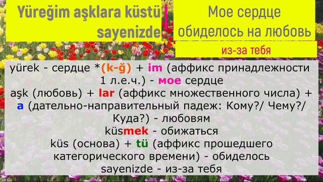 Разбор турецких песен - Sayenizde